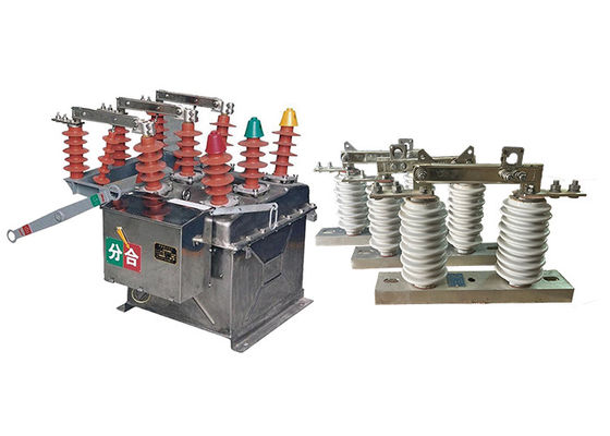 ZW8-12 قطع کننده مدار خلاء ولتاژ بالا برای حفاظت از زیر ایستگاه با استفاده از GW9-10 سوئیچ هوک استیک