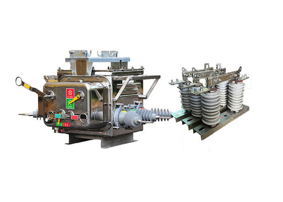 قطع کننده مدار خلاء الکتریکی 15kV با کنترل کننده هوشمند نصب آسان با استفاده از هوک استیک ولتاژ بالا
