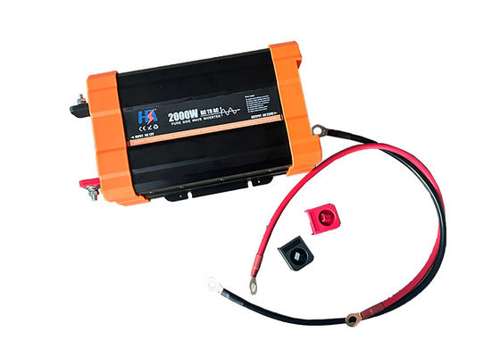 خالص Sine Wave خانه برق اینورتر اوج 2000w DC 12V AC 230V با حفاظت از بیش از حد برای خانواده